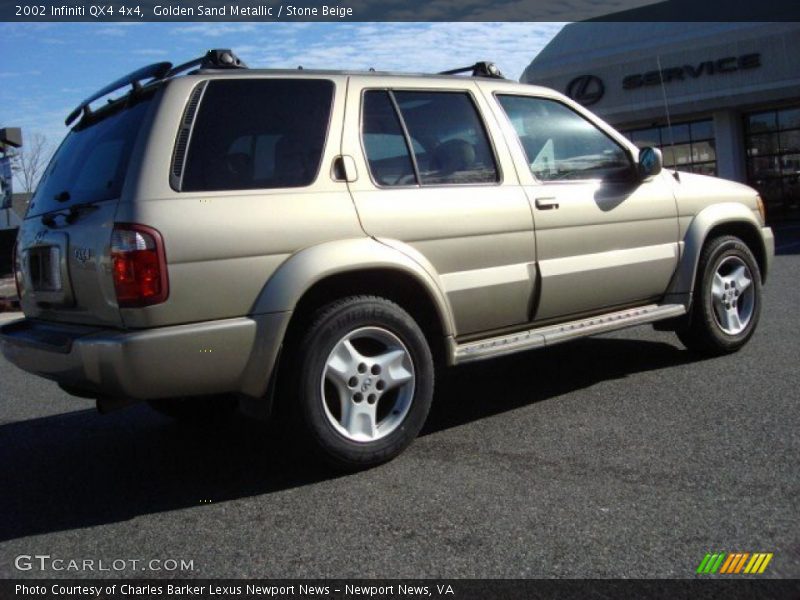 Golden Sand Metallic / Stone Beige 2002 Infiniti QX4 4x4