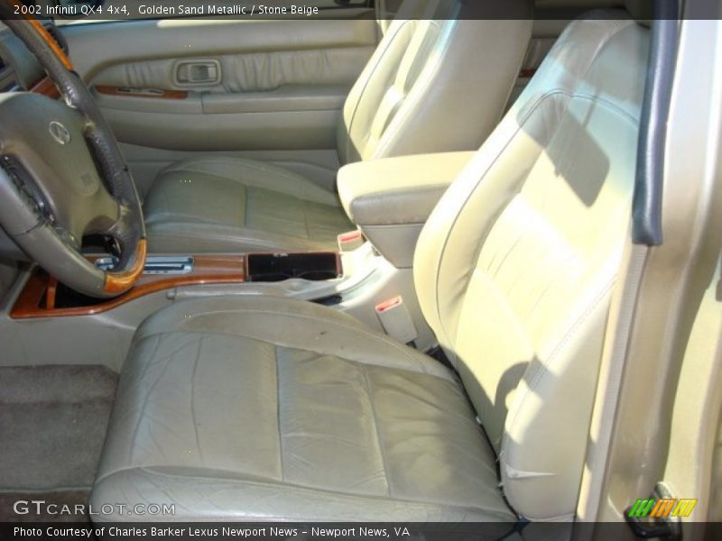 Golden Sand Metallic / Stone Beige 2002 Infiniti QX4 4x4