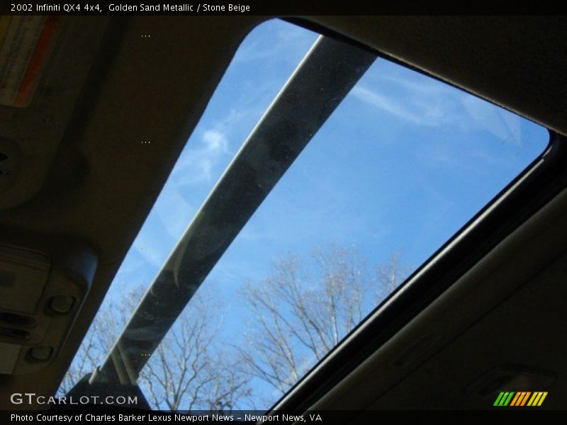 Golden Sand Metallic / Stone Beige 2002 Infiniti QX4 4x4