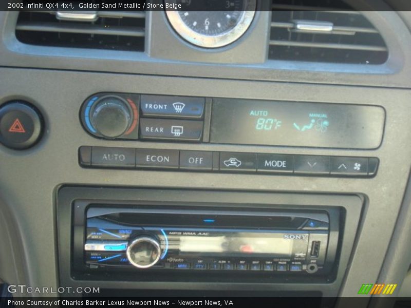 Golden Sand Metallic / Stone Beige 2002 Infiniti QX4 4x4