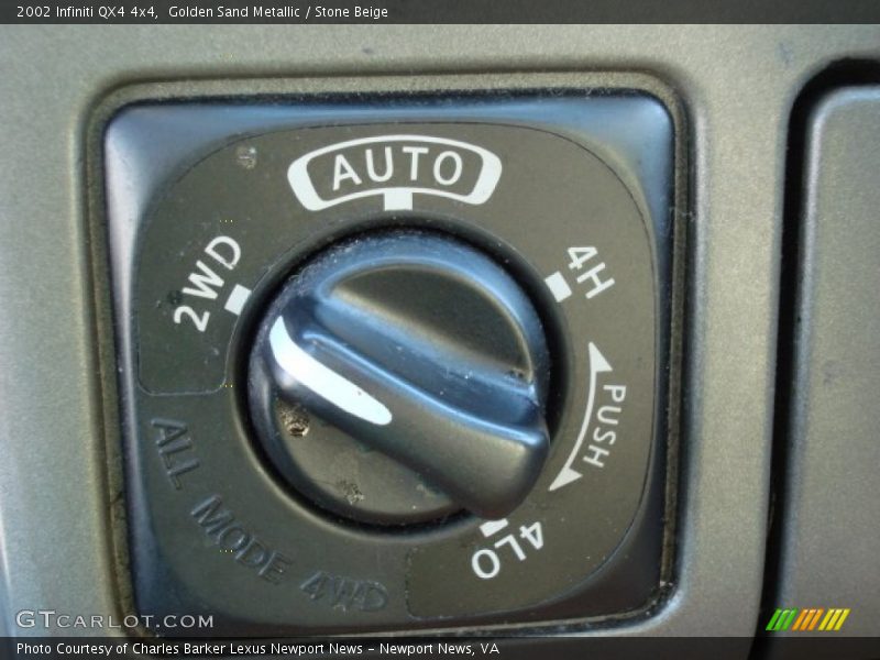 Golden Sand Metallic / Stone Beige 2002 Infiniti QX4 4x4