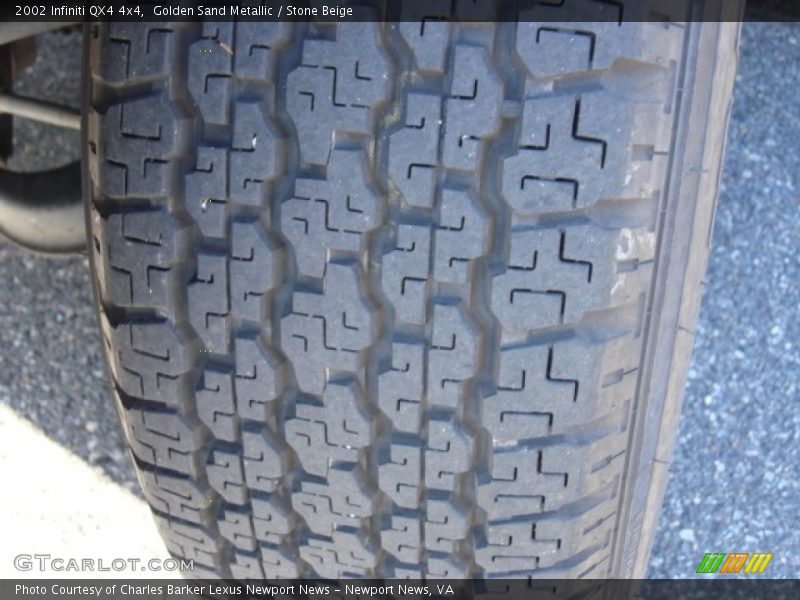 Golden Sand Metallic / Stone Beige 2002 Infiniti QX4 4x4