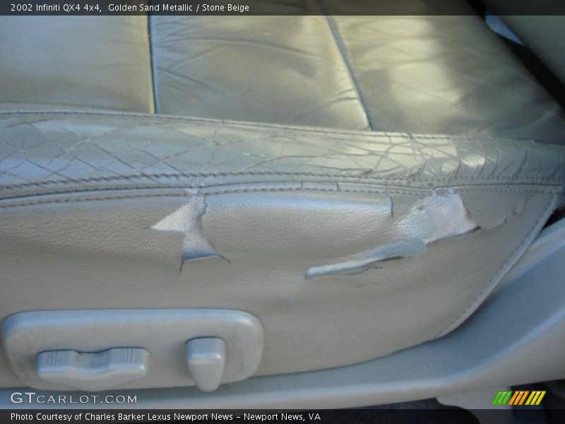 Golden Sand Metallic / Stone Beige 2002 Infiniti QX4 4x4