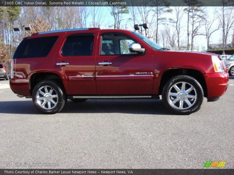 Sonoma Red Metallic / Cocoa/Light Cashmere 2008 GMC Yukon Denali