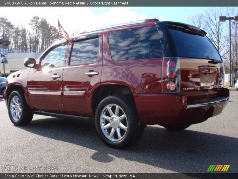 Sonoma Red Metallic / Cocoa/Light Cashmere 2008 GMC Yukon Denali