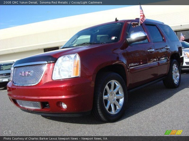 Sonoma Red Metallic / Cocoa/Light Cashmere 2008 GMC Yukon Denali