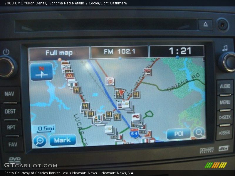 Sonoma Red Metallic / Cocoa/Light Cashmere 2008 GMC Yukon Denali