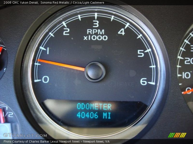 Sonoma Red Metallic / Cocoa/Light Cashmere 2008 GMC Yukon Denali
