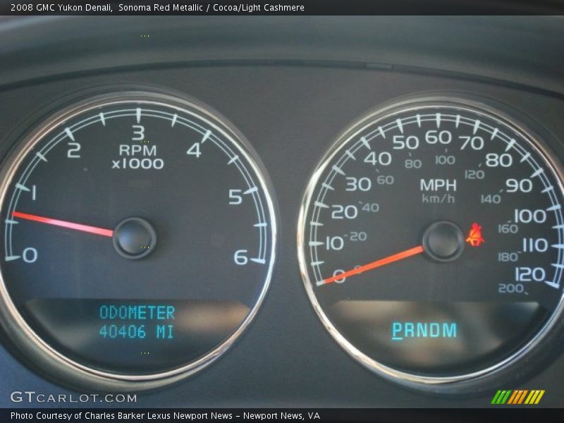 Sonoma Red Metallic / Cocoa/Light Cashmere 2008 GMC Yukon Denali