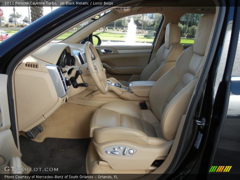  2011 Cayenne Turbo Luxor Beige Interior