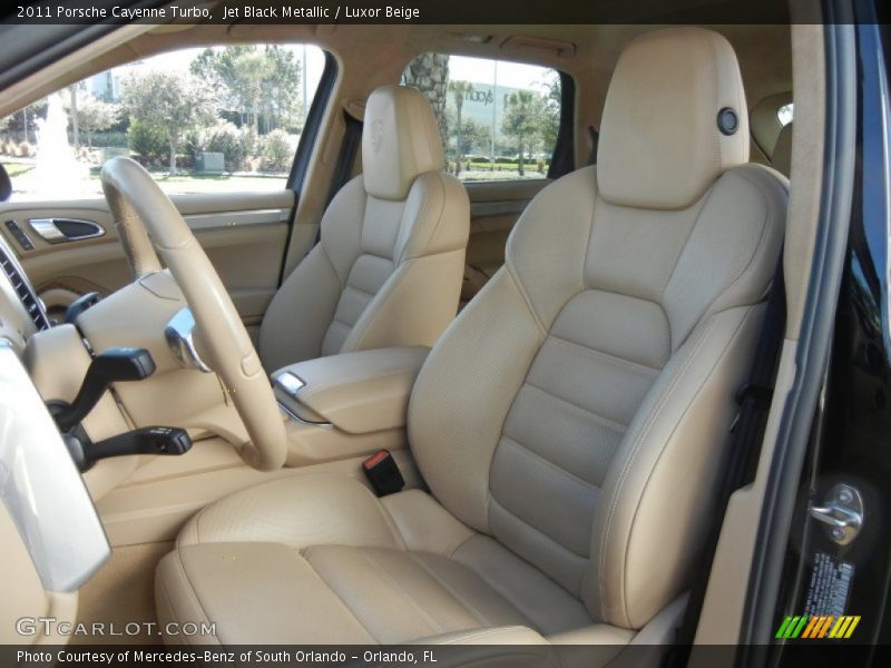  2011 Cayenne Turbo Luxor Beige Interior