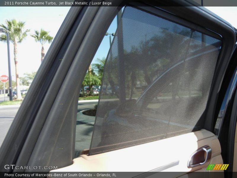 Jet Black Metallic / Luxor Beige 2011 Porsche Cayenne Turbo