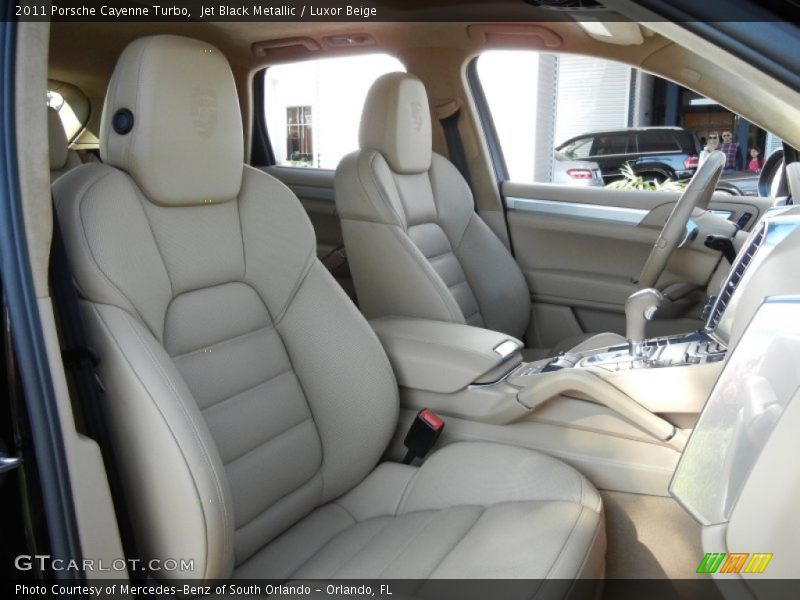  2011 Cayenne Turbo Luxor Beige Interior