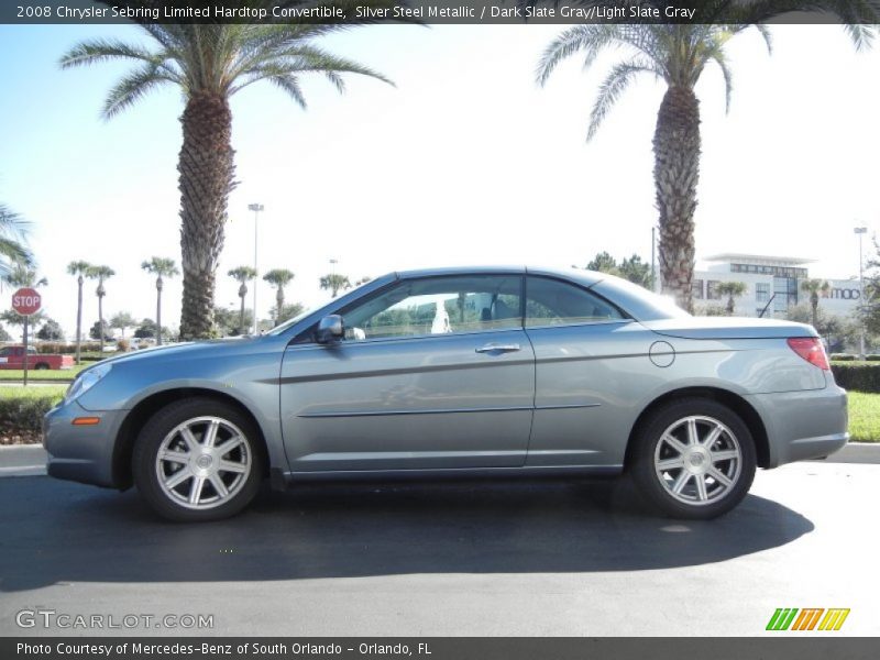 Silver Steel Metallic / Dark Slate Gray/Light Slate Gray 2008 Chrysler Sebring Limited Hardtop Convertible