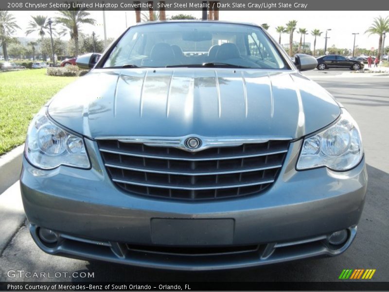 Silver Steel Metallic / Dark Slate Gray/Light Slate Gray 2008 Chrysler Sebring Limited Hardtop Convertible