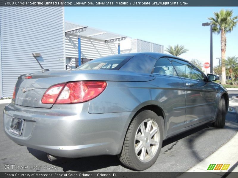 Silver Steel Metallic / Dark Slate Gray/Light Slate Gray 2008 Chrysler Sebring Limited Hardtop Convertible