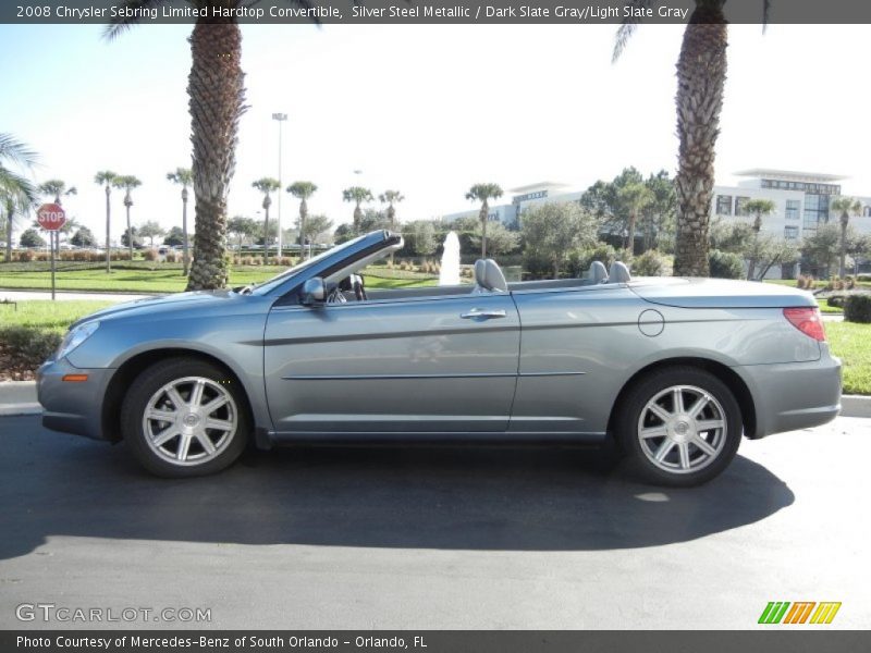Silver Steel Metallic / Dark Slate Gray/Light Slate Gray 2008 Chrysler Sebring Limited Hardtop Convertible