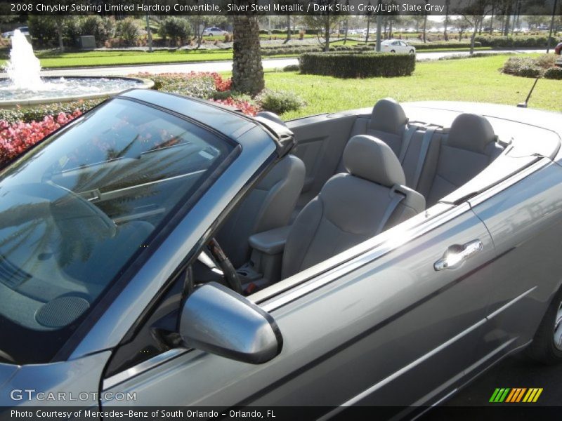 Silver Steel Metallic / Dark Slate Gray/Light Slate Gray 2008 Chrysler Sebring Limited Hardtop Convertible