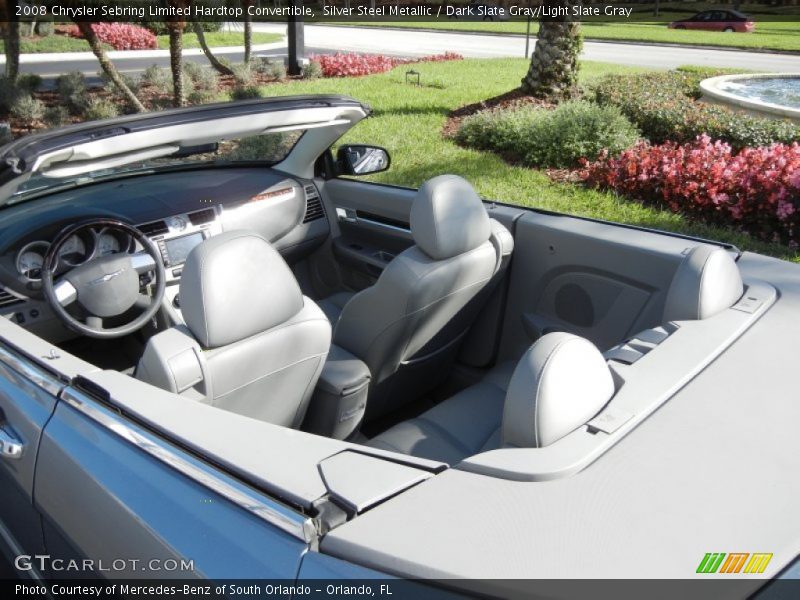 Silver Steel Metallic / Dark Slate Gray/Light Slate Gray 2008 Chrysler Sebring Limited Hardtop Convertible