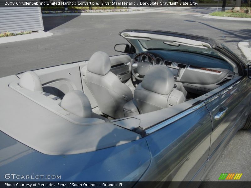 Silver Steel Metallic / Dark Slate Gray/Light Slate Gray 2008 Chrysler Sebring Limited Hardtop Convertible