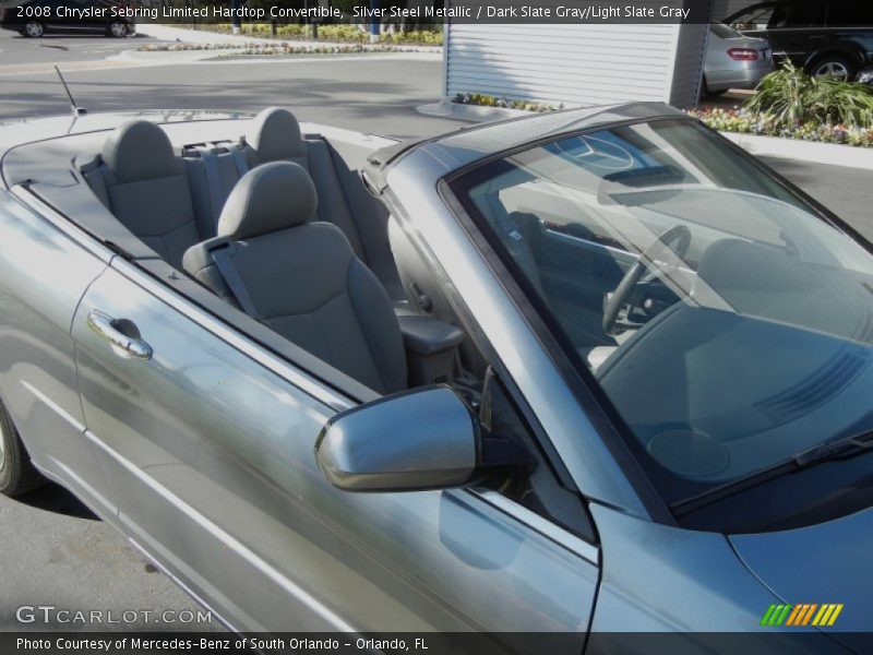 Silver Steel Metallic / Dark Slate Gray/Light Slate Gray 2008 Chrysler Sebring Limited Hardtop Convertible