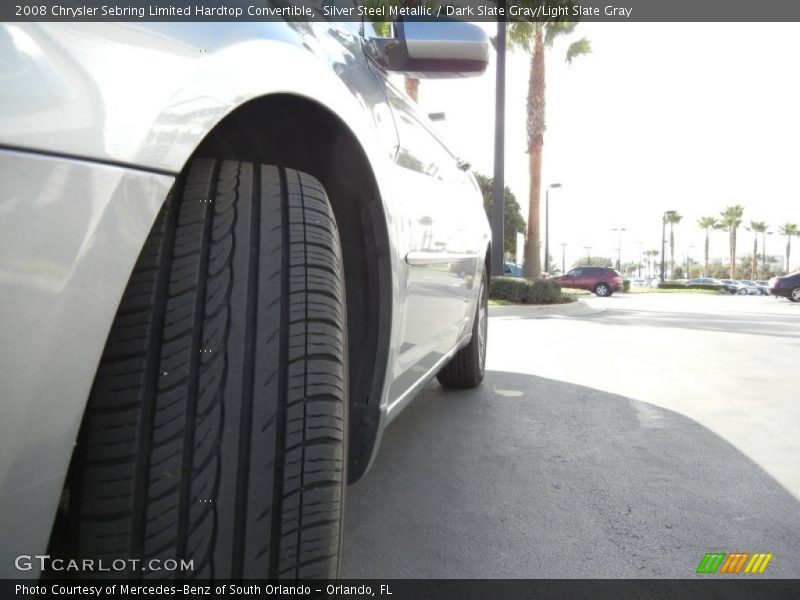 Silver Steel Metallic / Dark Slate Gray/Light Slate Gray 2008 Chrysler Sebring Limited Hardtop Convertible
