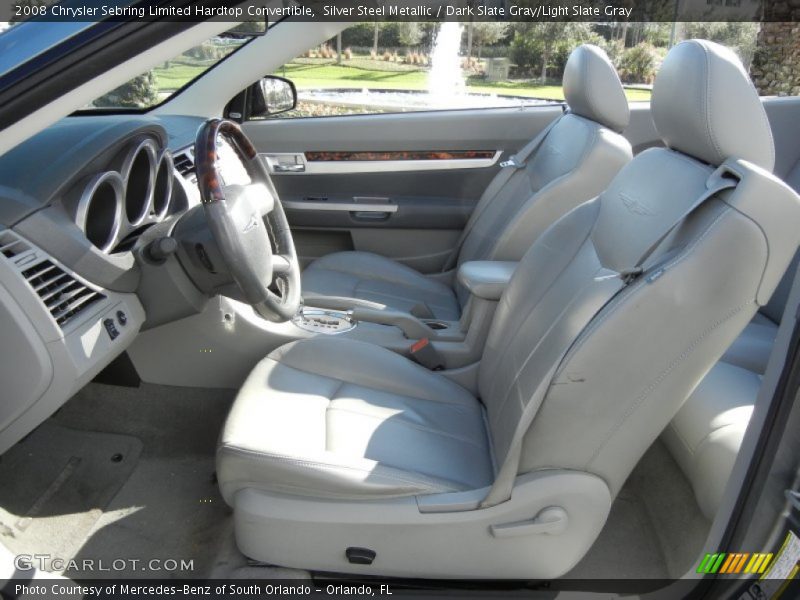 Silver Steel Metallic / Dark Slate Gray/Light Slate Gray 2008 Chrysler Sebring Limited Hardtop Convertible