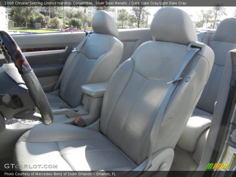 Silver Steel Metallic / Dark Slate Gray/Light Slate Gray 2008 Chrysler Sebring Limited Hardtop Convertible