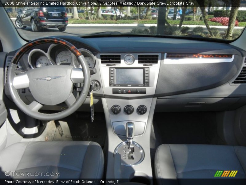 Silver Steel Metallic / Dark Slate Gray/Light Slate Gray 2008 Chrysler Sebring Limited Hardtop Convertible