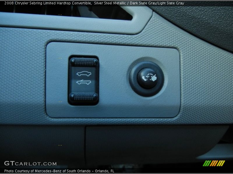 Silver Steel Metallic / Dark Slate Gray/Light Slate Gray 2008 Chrysler Sebring Limited Hardtop Convertible