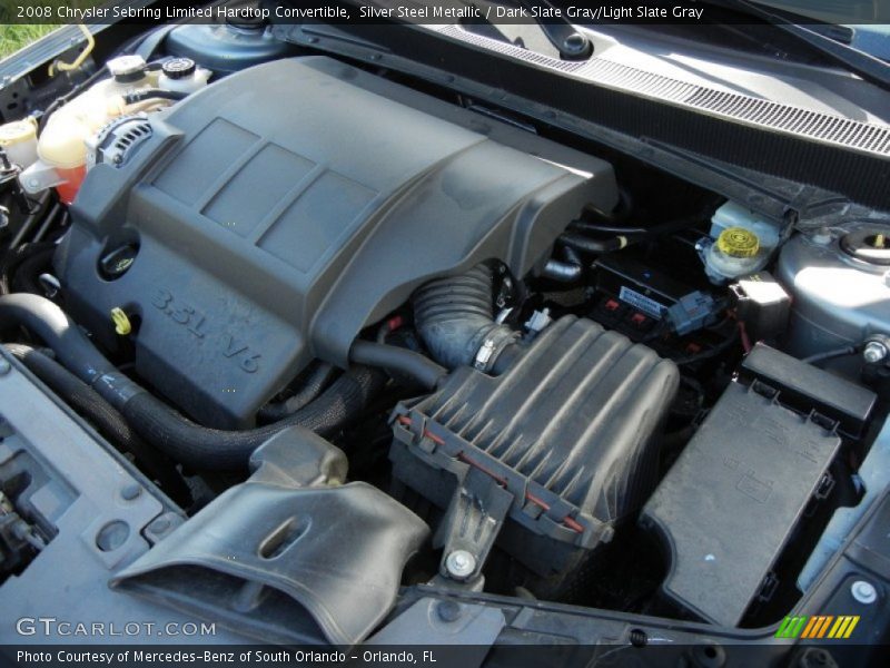 Silver Steel Metallic / Dark Slate Gray/Light Slate Gray 2008 Chrysler Sebring Limited Hardtop Convertible