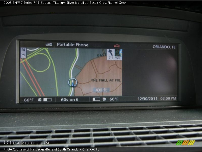 Navigation of 2005 7 Series 745i Sedan