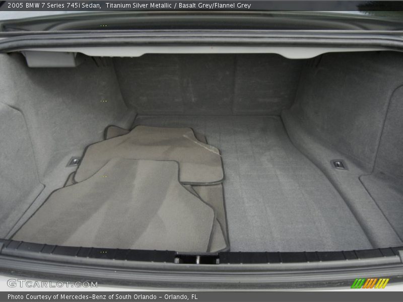  2005 7 Series 745i Sedan Trunk