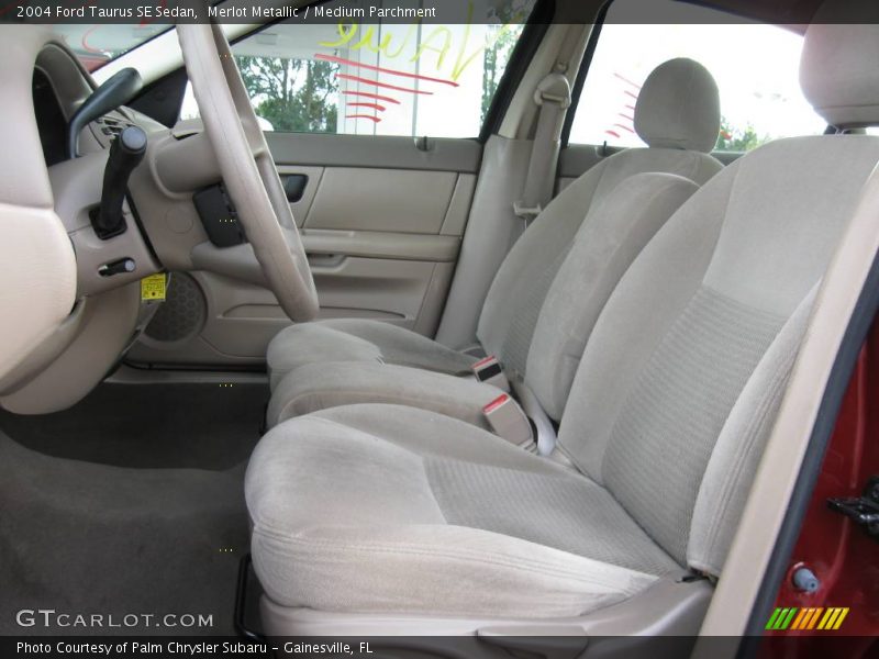 Merlot Metallic / Medium Parchment 2004 Ford Taurus SE Sedan