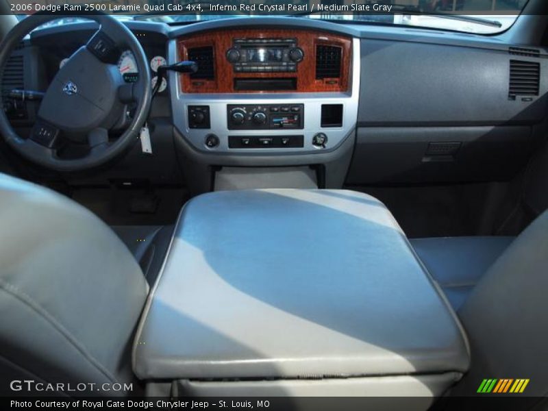 Inferno Red Crystal Pearl / Medium Slate Gray 2006 Dodge Ram 2500 Laramie Quad Cab 4x4