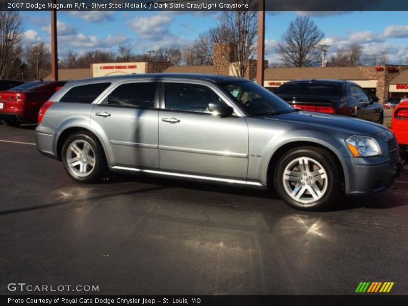 Silver Steel Metallic / Dark Slate Gray/Light Graystone 2007 Dodge Magnum R/T