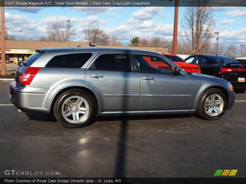 Silver Steel Metallic / Dark Slate Gray/Light Graystone 2007 Dodge Magnum R/T