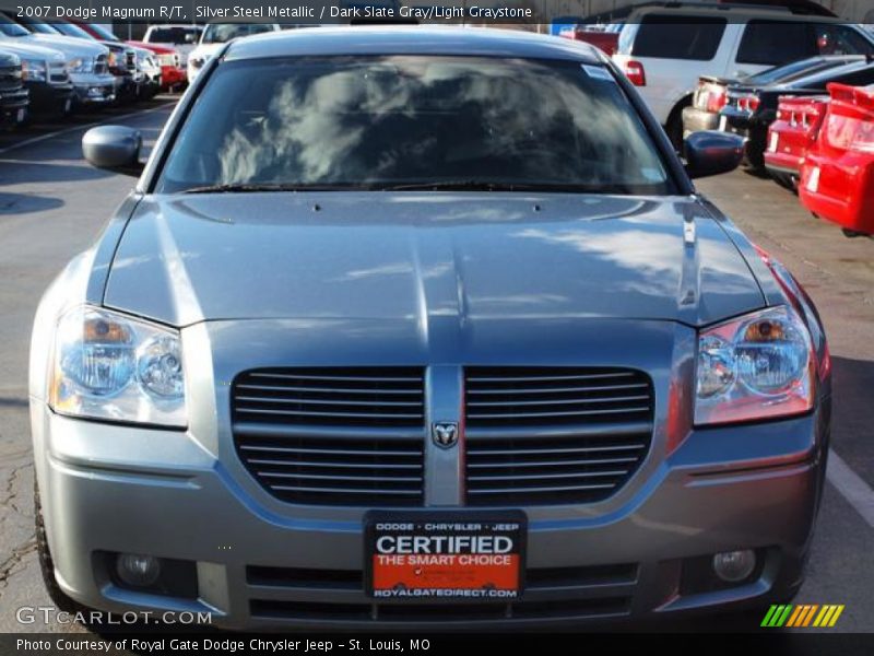 Silver Steel Metallic / Dark Slate Gray/Light Graystone 2007 Dodge Magnum R/T