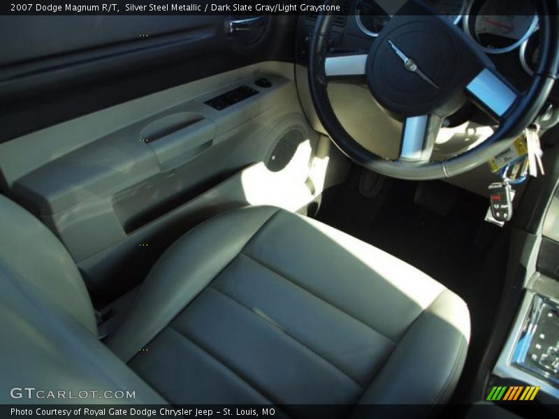 Silver Steel Metallic / Dark Slate Gray/Light Graystone 2007 Dodge Magnum R/T