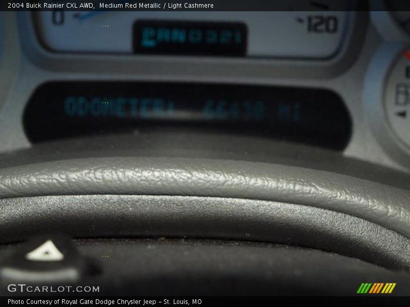 Medium Red Metallic / Light Cashmere 2004 Buick Rainier CXL AWD