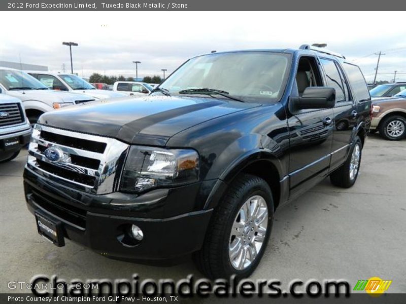 Tuxedo Black Metallic / Stone 2012 Ford Expedition Limited