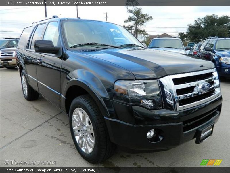 Tuxedo Black Metallic / Stone 2012 Ford Expedition Limited