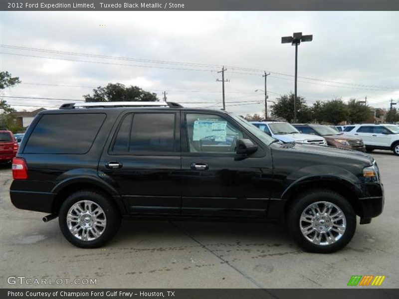 Tuxedo Black Metallic / Stone 2012 Ford Expedition Limited