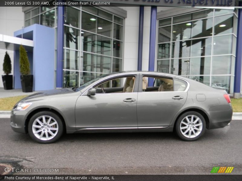Cypress Green Pearl / Cashmere 2006 Lexus GS 300 AWD