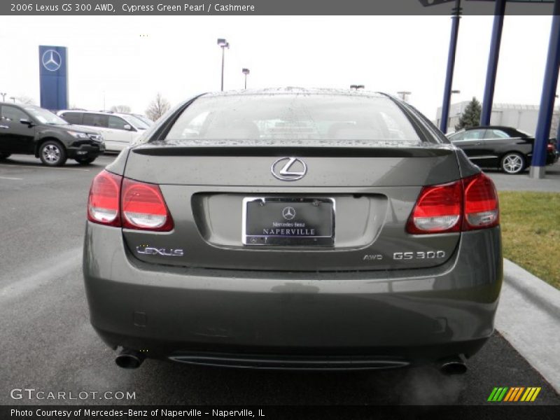 Cypress Green Pearl / Cashmere 2006 Lexus GS 300 AWD
