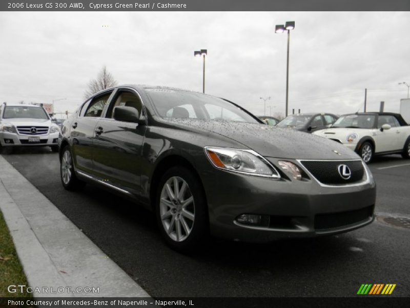 Cypress Green Pearl / Cashmere 2006 Lexus GS 300 AWD