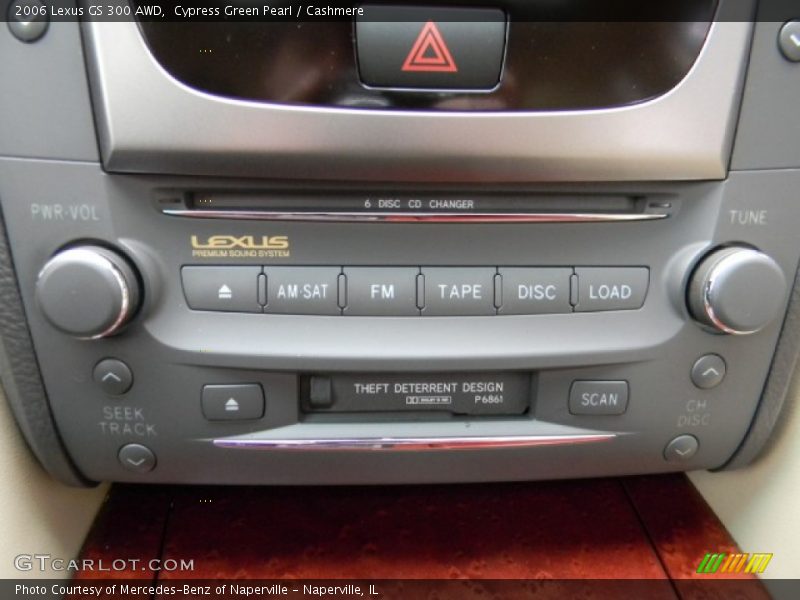Cypress Green Pearl / Cashmere 2006 Lexus GS 300 AWD