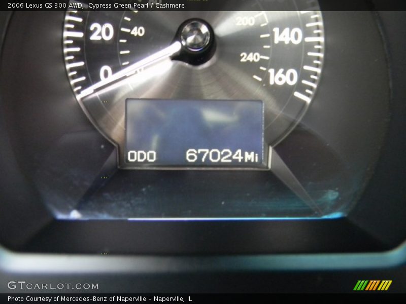 Cypress Green Pearl / Cashmere 2006 Lexus GS 300 AWD