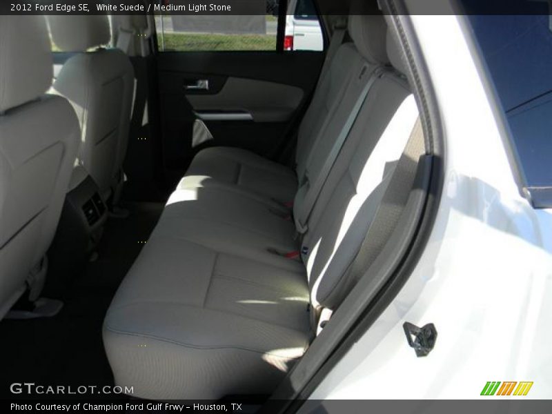 White Suede / Medium Light Stone 2012 Ford Edge SE