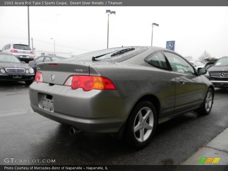 Desert Silver Metallic / Titanium 2003 Acura RSX Type S Sports Coupe